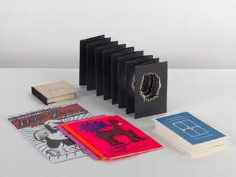 Display of artists’ books and zines