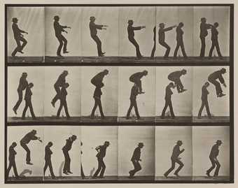 Eadweard Muybridge Jumping over boy's back (leap-frog). Plate 169 1887