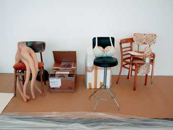 Sarah Lucas Various works uninstalled