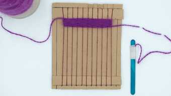 photograph of loom activity 