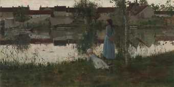 William Stott of Oldham 1847–1900 Le Passeur 1881 (The Ferryman)